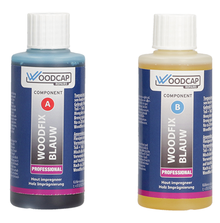 Woodcap Woodfix Blauw Primer set 2x100 ml