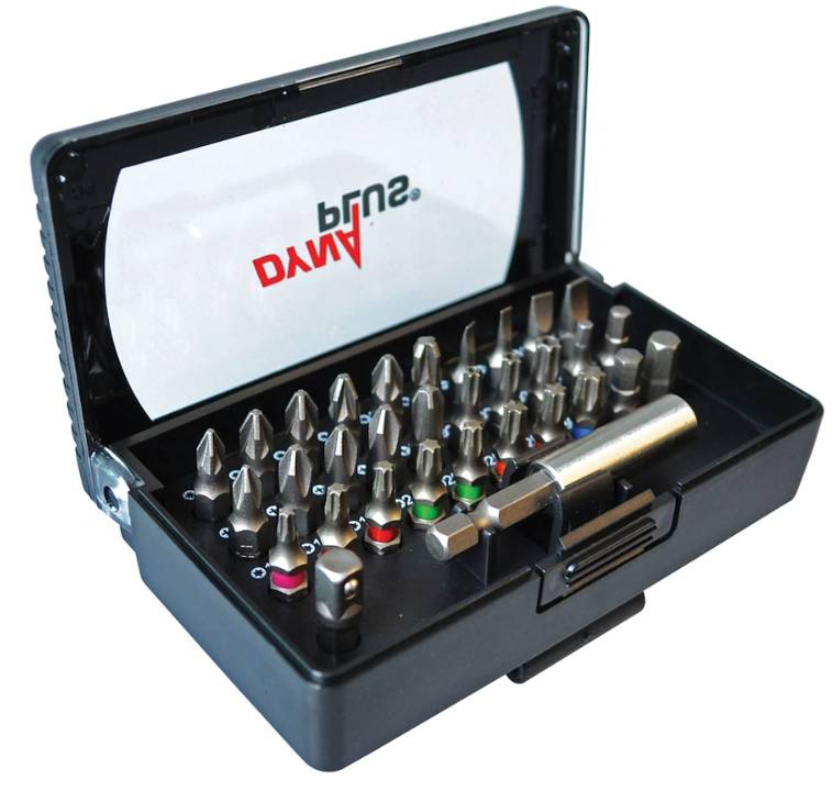 Dynaplus Bitset 32-Delig Kleurgecodeerd Kunststrof Verp. Dynaplus Bitset 32-Delig Kleurgecodeerd Kunststrof Verp.