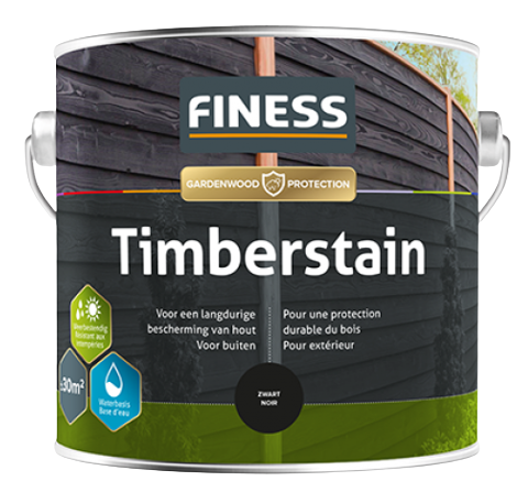 Finess Timberstain 0,75 ltr RAL 9005