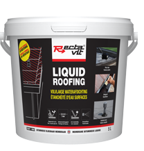 Rectavit Liquid Roofing - 5 l - Donkerbruin, droogt zwart op