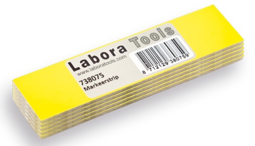 Labora markeerstrip verpakt per 5 stuks.